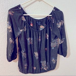 American Eagle floral top